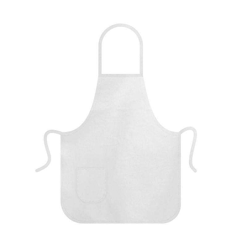ONE SHOP Grembiule da Chef in Cotone 200 g/m² con Tascone Laterale 60x90 cm Ideale per Cucina Ristorante e Bar Personalizzabile con Stampa Serigrafica, Digitale o Transfer