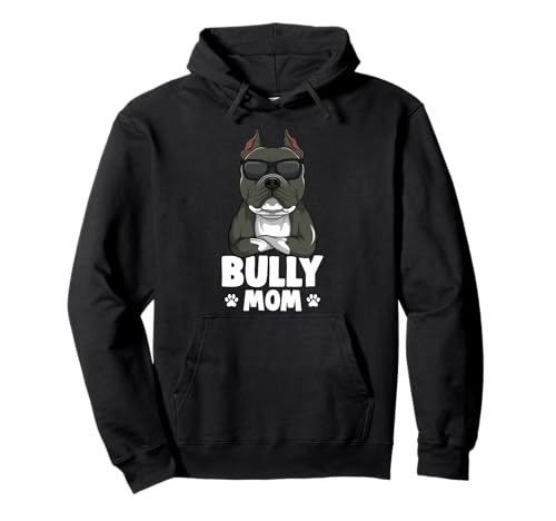 American Bully Mom Hunde Mama Damen Pullover Hoodie