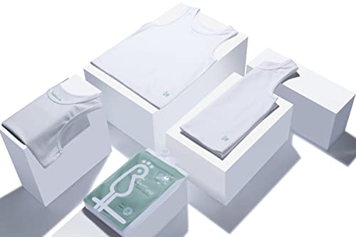 Feathers Boys White Tank 100% Cotton Super Soft Tagless Undershirts 3-Pack #TOP7