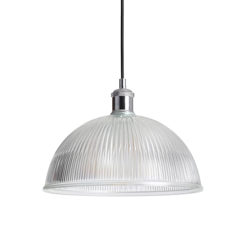 LEDKIA LIGHTING Lampada a Sospensione Vetro Taver Trasparente E27