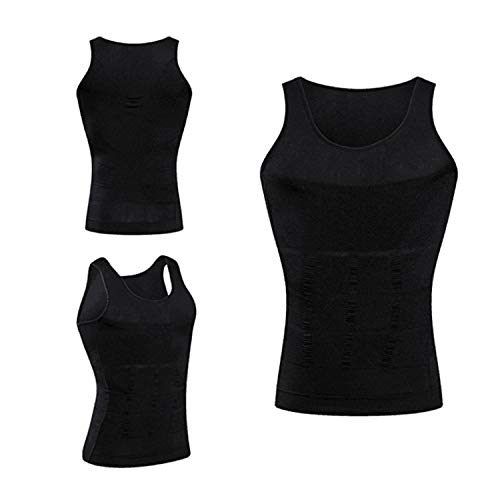 Wearslim Men’s Slimming Body Shaper Vest Shirt Abs Abdomen Slim Stretchable Tummy Tucker Vest - Image 6