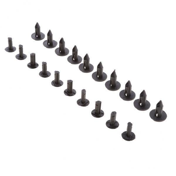 Club Bollywood® 4x10 Pieces Car Bumper Fender Rivet Retainer Fastener Clip for VW Golf 4 Audi-image-27