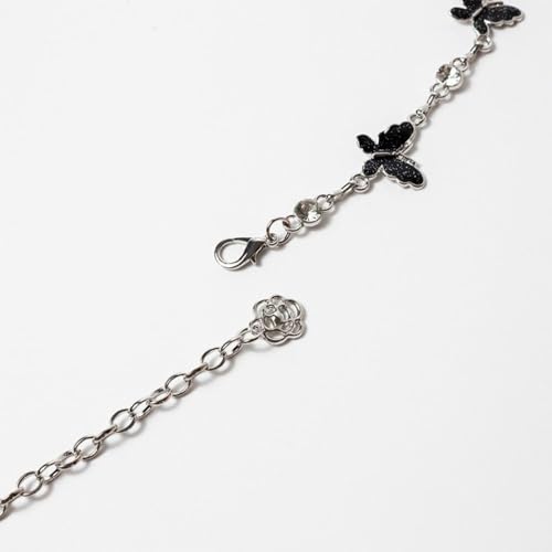 Women Waist Chain Dress Decorative Minimalist Black Butterfly Metal Waist Chain Elegant Waist Belts Clothing2
