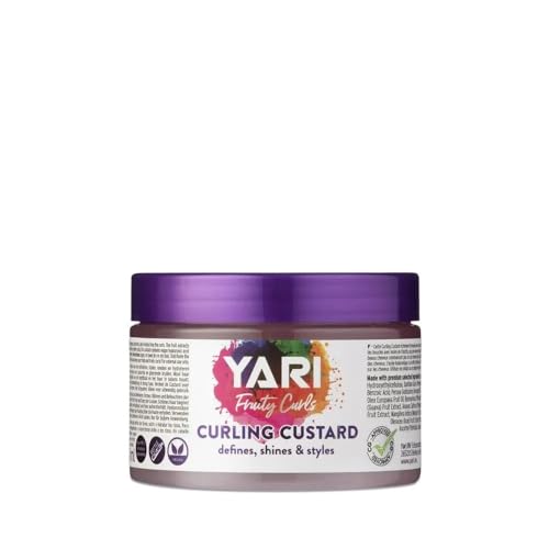 Yari Fruity Curls, Crema Custard para Rizos, 300ml, Púrpura