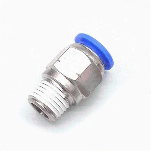 Raccord pneumatique rapide PC6-N02 anti fuite NPT 1/4 pour réparer tuyau air 6mm