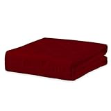 ADBENI HOME Quilted Cotton Extra Absorbent Quick Dry Baby Bed Protector, Waterproof, Cot/Crib Sheet, Mattress Protection, Toddler, Large 100x70 cm, Maroon