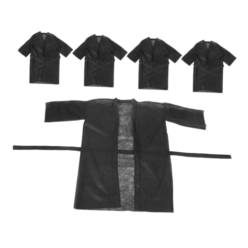 minkissy 5pcs Disposable Spa Robes Salon Wraps Robe Spa Wraps Body Gown Women Robes For Sweat Steaming Salon