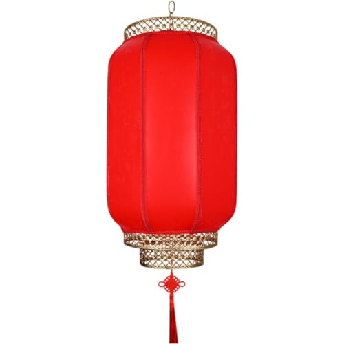 Stakee 1 Farol Antiguo De Año Nuevo, Grueso, Impermeable, Rojo, Adorno Chino, Decoración De Año Nuevo.
