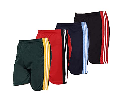 Image of Fort Worth Men's 4 Pack Gym Workout Shorts Quick Dry Bodybuilding Weightlifting Pants Training Running Jogger with Pockets