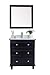 Laviva Luna - 30 - Espresso Cabinet Pure White Phoenix Stone Countertop