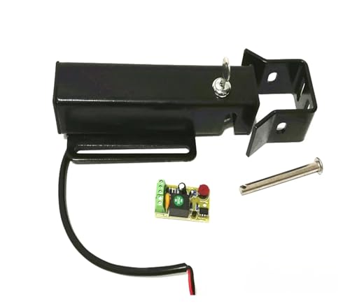 Motor Puerta Corredera, Cerradura de abridor de puerta eléctrica de 12v for abridor de puerta abatible, actuadores lineales, montaje Horizontal Compatible con Motor Mighty Mule Aleko