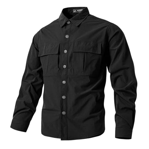 Chaqueta para hombre holgada que soluciona el entretiempo con estilo liso