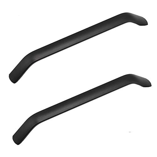 Dreneco 2 Pack Black Cabinet Handles Cupboard Handles Drawer Handles Kitchen Door Handles Bow Shaped Handles (160mm Hole Centres) - Image 2