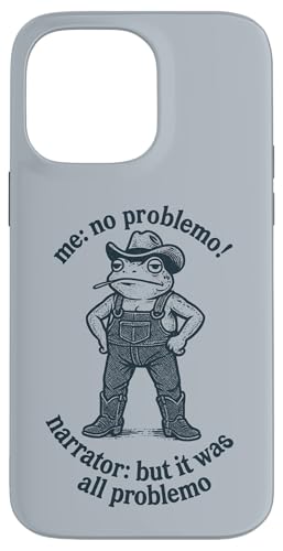 Western Frog Meme Me No Problem i[^[ JE{[C X}zP[X iPhone 14 Pro Max p