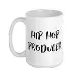 Hip Hop Music Producer Gift For Rap Trap Beat Maker Producer Ceramic Mug, White, 15oz