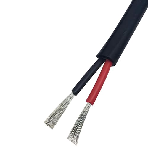 Cable de silicona de 2 núcleos y 4mm2, línea de control de 3 metros a 180°