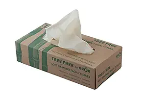 Grob's Tree Free Soft Bamboo Tissues Set of 3 | Chlorine, BPA, Paraben, and Fragrance-Free | Eco-Friendly | 100 Tissue pulls per packet.| Smart Living Product