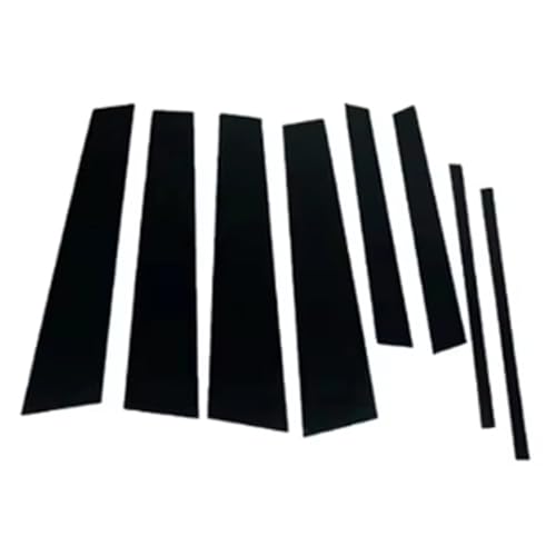 Embellecedores de ventanas para Nissan Tiida C11 y Versa, calcomanías de pilares
