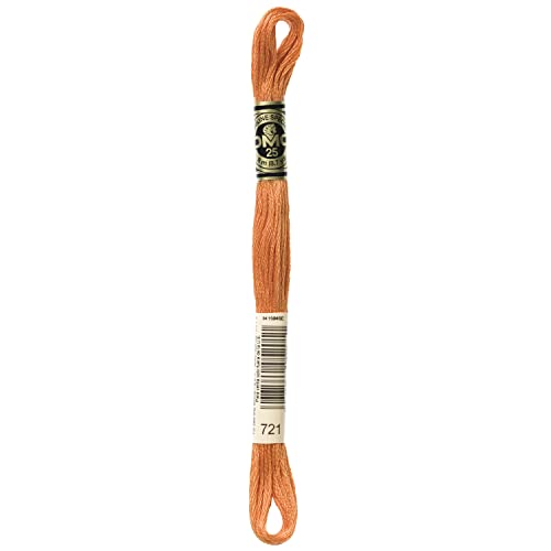 Image of DMC 6-Strand Embroidery Cotton Floss, Medium Orange Spice