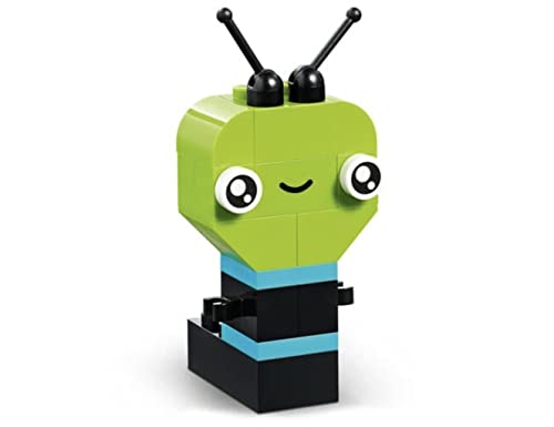 Classic Divertimento Creativo - Neon, Costruzioni in Mattoncini con Macchina Giocattolo, Alieni e Pattini a Rotelle, Giochi per Bambini dai 5 anni 11027 - Lego - Immagine 3