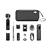 DJI Osmo Pocket 3 Creator Combo Bundle with Clip-On Transmitter/Recorder, Wide Angle Lens, Battery Handle, Mini Tripod, Carrying Bag + 3 in 1 Mic, 128GB Extreme Micro SD Card, Cleaning Kit