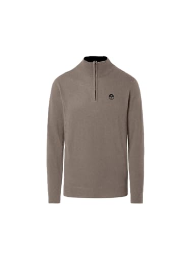Pull pour homme avec demi-fermeture éclair style casual chic