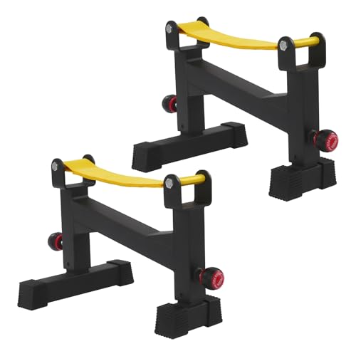 Marco para pesas Deadlift, amortiguador, capacidad de carga de 300 kg, altura ajustable, acero al carbono, fitness, entrenamiento de fuerza, hogar, gimnasio, sala de pesas, press de banca, sentadillas