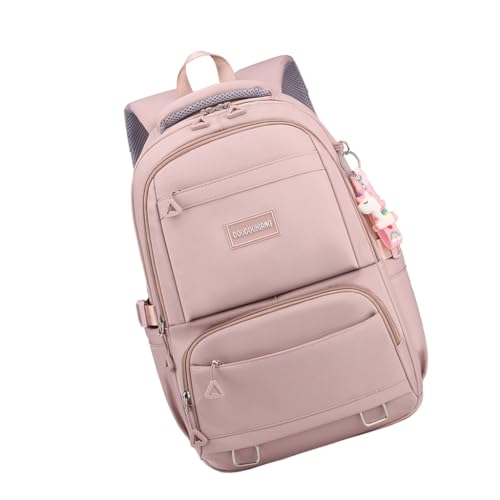 Mochila para laptop de gran capacidad con compartimentos y estilo casual