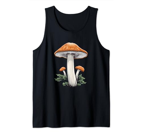 Cute Cottagecore Mushroom Design Aesthetic Plants Lovers Camiseta sin Mangas