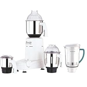 Preethi Eco Plus 4 Jar Mixer Grinder 110 Volts, White