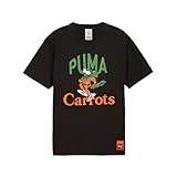 PUMA Mens Carrots X Graphic Crew Neck Short Sleeve Casual Tops Casual - Black - Size L