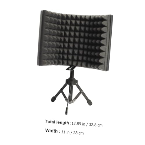 Bonnette anti-vent pour microphone avec mousse absorbante isolante studio - 2