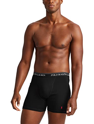 POLO RALPH LAUREN mens Classic Fit Cotton Boxer Briefs, Trunks & Long Leg Available, 3-pack2