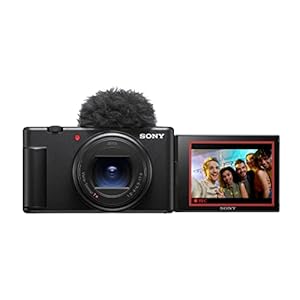 Sony ZV-1 II | Appareil Photo Vlog numérique – écran orientable pour Le vlogging – Objectif Zoom Grand Angle – vidéo 4K – Microphone omnidirectionnel