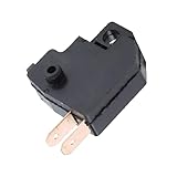 Crumye Bremslichtschalter rechts, universeller Motorrad Bremslichtschalter für rechts, Kunststoff + Kupfer Material Universal Motorrad