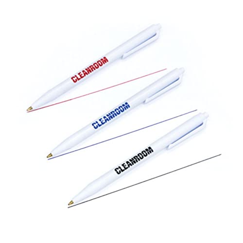 Harmony Retractable Cleanroom Pens, Black Color Options, 10/pack image 3