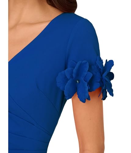 Image of Adrianna Papell Knit Crepe Short Dress