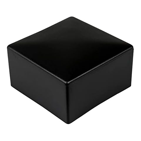 10 Stück Kunststoff-Rohrkappen, Möbelgleiter, ALLE GRÖßEN WÄHLBAR 25x25mm bis 50x50mm, Vierkantrohr, Quadratrohr, Schutzkappen, Stuhlbeinkappen, Gleitkappen (Rohraußenmaß: 40x40mm) Cover