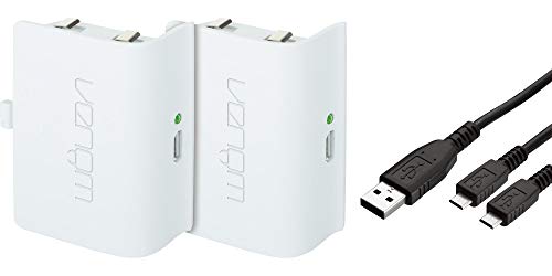 Image of Venom Xbox One Rechargeable Battery Twin Pack: White (Xbox One)