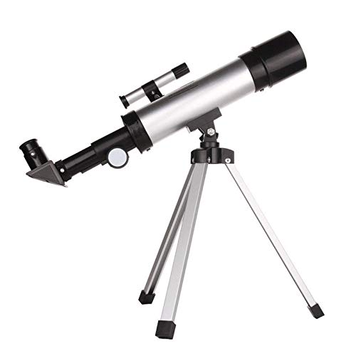 Telescopio astronómico refractor portátil 360/50mm con tripié miniatura 1