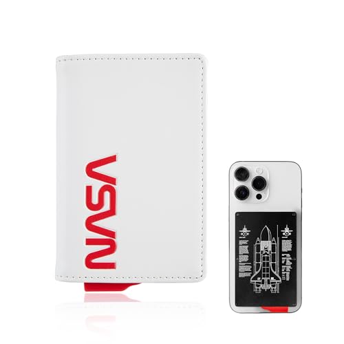 Portefeuille rouge anti-RFID pour protéger vos cartes et MagSafe pour mobile