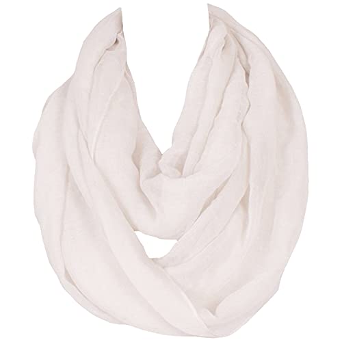 Fashion Lightweight Solid Infinity Circle Loop Scarfs For Women