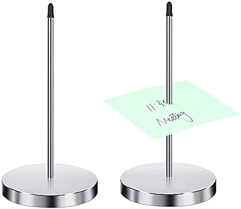 Jinmoioy 状差し 伝票差し ペーパー差し 2個セット メモホルダー受付カウンター用 レストラン オフィス 領収書/紙/注文整理 卓上 伝票さし 請求書スパイク レシートホルダー紙メモホルダー用