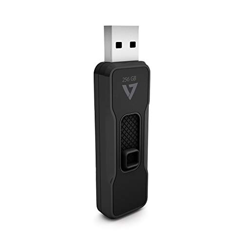 Image of V7 256GB USB 3.1 Flash Drive - with Retractable USB Connector