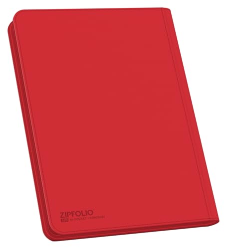 Image of Ultimate Guard Zipfolio 320 - 16 Pocket Xenoskin Red