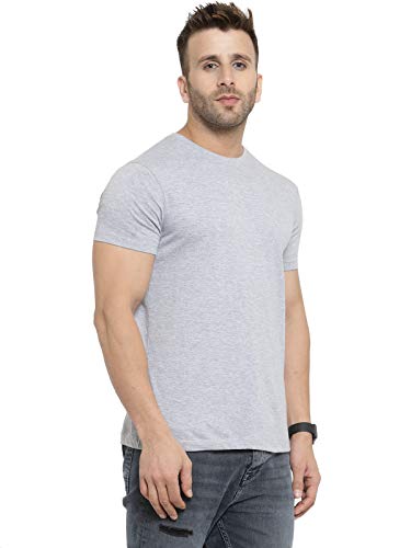 Image of Scott International Biowash T-Shirts for Men's & Boys- Round Neck, Half Sleeves, Cotton, Regular Fit, Stylish, Branded Solid Plain Tshirt for Men- Ultra Soft, Comfortable, Lightweight T-Shirt