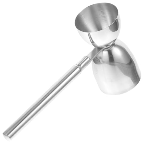 UTHCLO ステンレス製ダブルヘッドカクテルメジャーカップ バーテンダースケール計量カップ 飲料用ジガー 丈夫で清潔簡単使用 ウイスキー