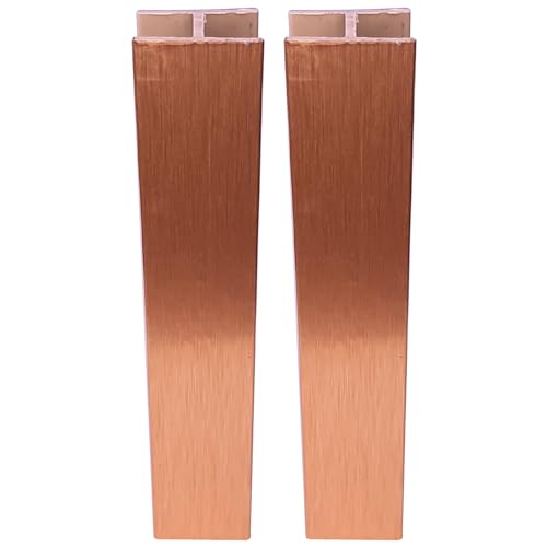 Cyclingcolors 2X Connettore Zoccolino Battiscopa Bordo Mobili Cucina Zoccolo Giunzione Multiangolo Angolare, 120Mm Rame