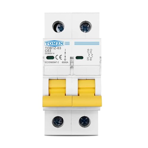 Disjoncteur 2P DC 600V courbe C : stop aux courts-circuits solaires 3A - 4