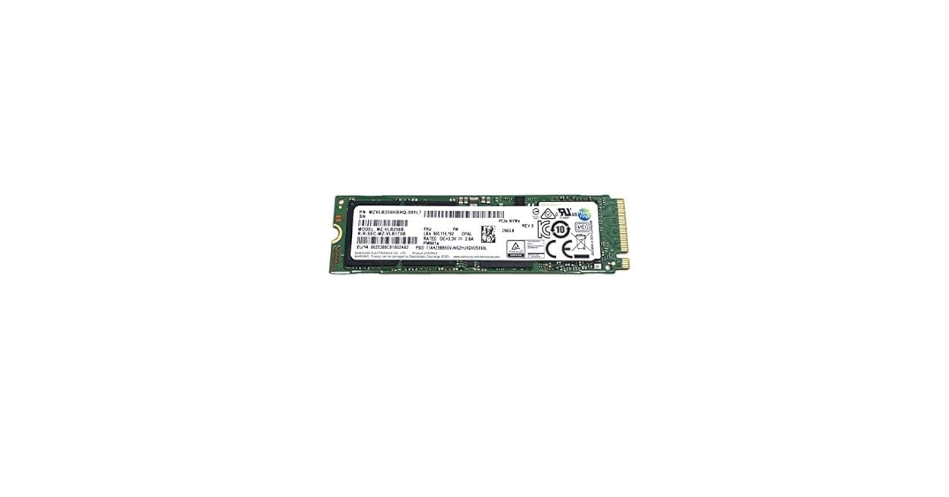 内蔵型SSD Samsung PM981 256GB NVMe SSD M.2 2280 Amazon.com: CUK PM981 (MZVLB256HBHQ) 256GB M.2 2280 PCIe